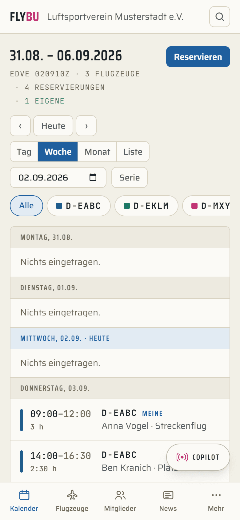 Als App installieren in FlyBu
